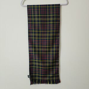 Strathmore Scotland HTG McMillan Hunting Tartan 100% Pure New Wool Plaid Scarf